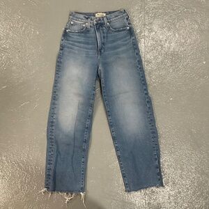 Madewell The Perfect Vintage Wide-Leg Crop Jean  size 24